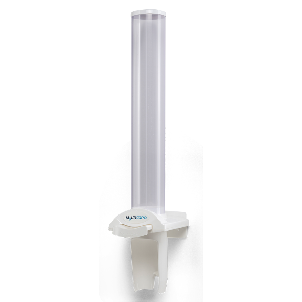 Dispenser Poupador de Copos p/ Água – Branco – 150ml a 200ml – Nobre