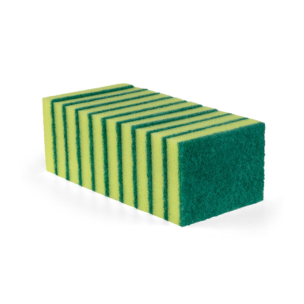 Esponja Max – Verde/Amarelo – c/ 10 unid. – Nobre