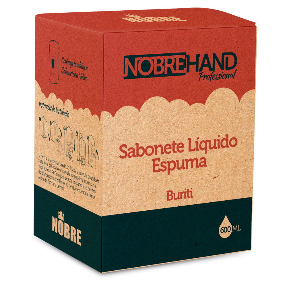 Sabonete Espuma – Buriti – Refil Bag 600ml – Nobre