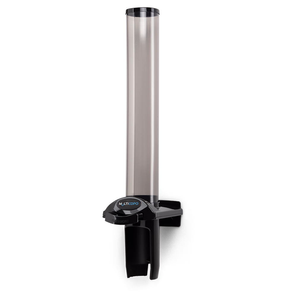 Dispenser Poupador de Copos p/ Água – 150ml a 200ml – Preto – Nobre