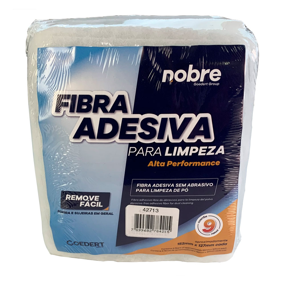 Fibra Adesiva p/ Limpeza de Alta Performance – 9unid. – Nobre