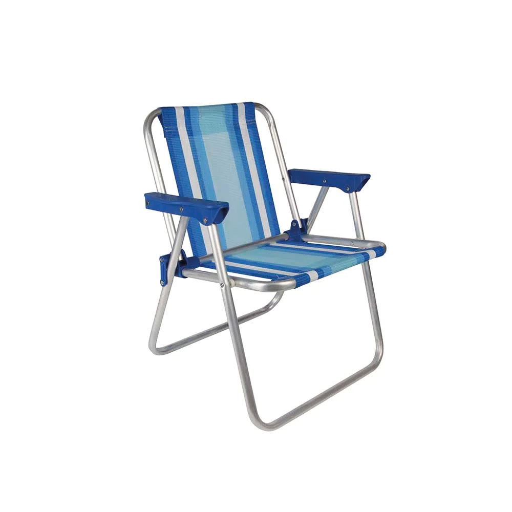 Cadeira Infantil Alumínio – Azul – Mor
