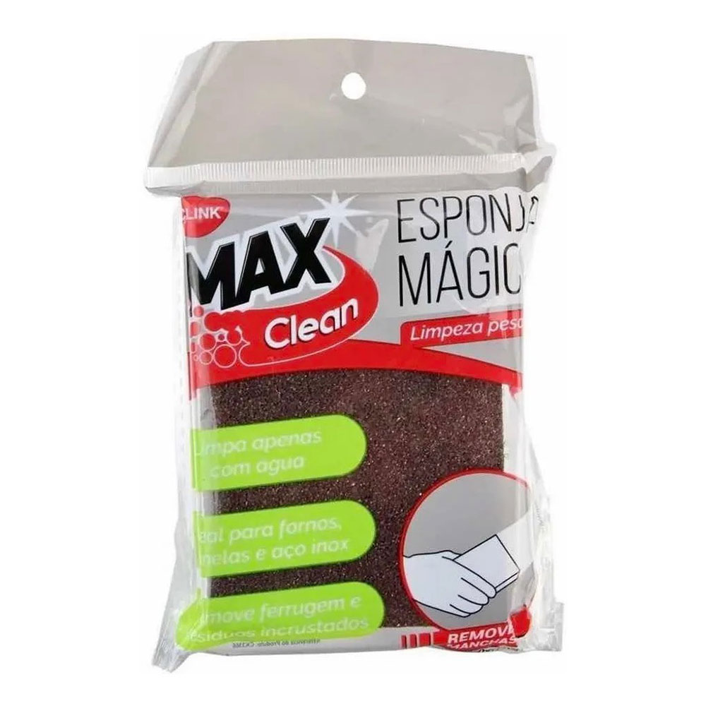 Esponja Mágica – p/ Limpeza Pesada – Max Clean – Clink