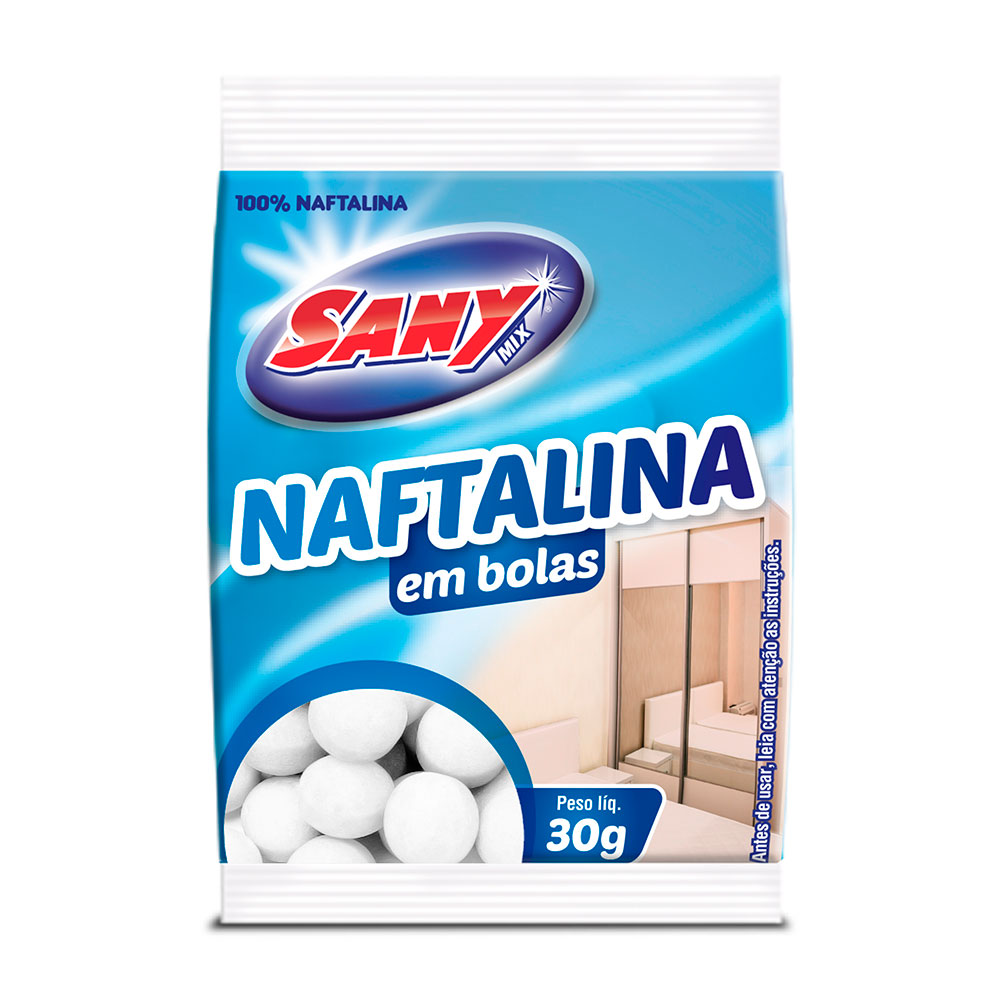 Naftalina – em Bolas – 30g – Sany