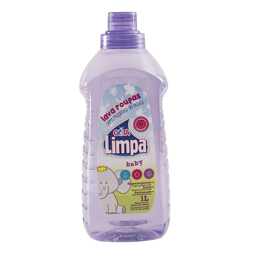 Lava Roupas – Baby – 1 litro – Gota Limpa