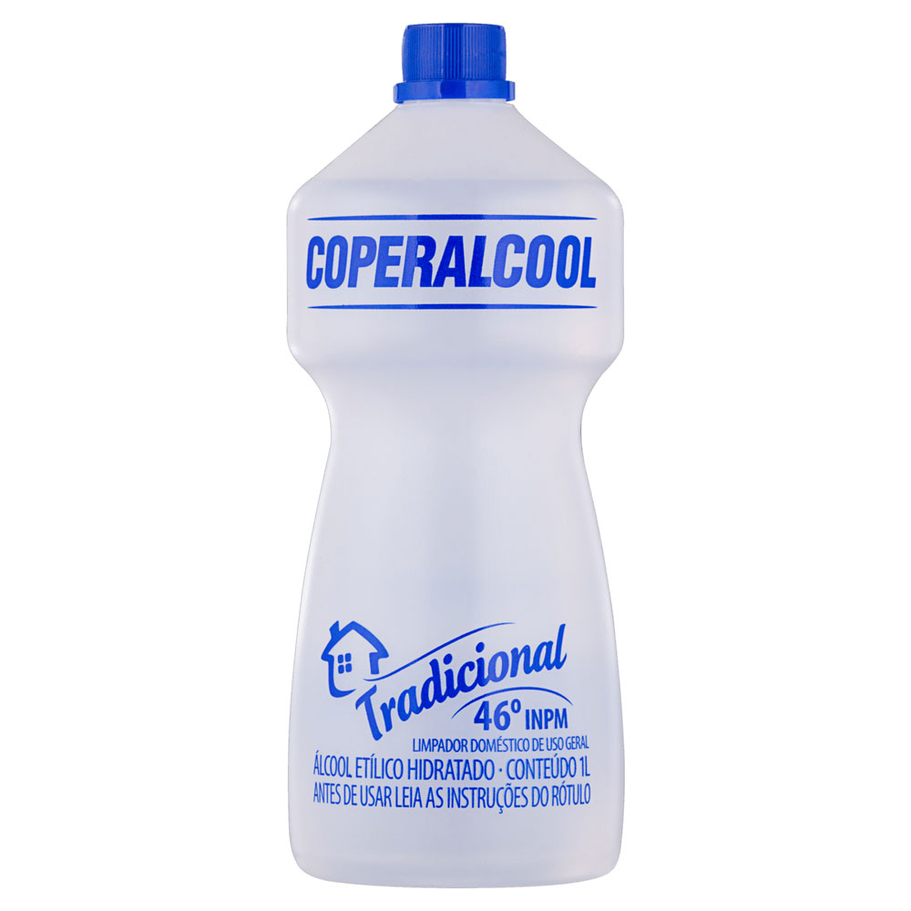 Álcool Líquido 46% – Tradicional – 1 litro – Coperalcool