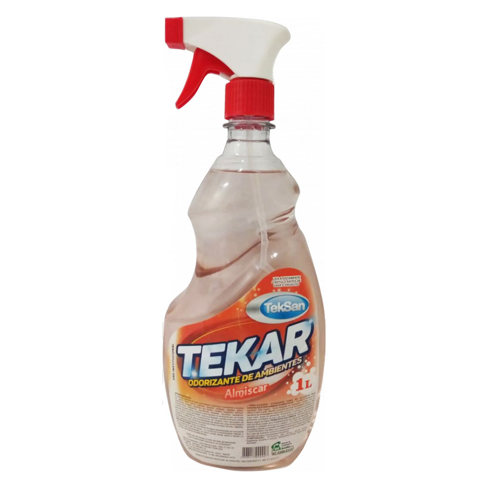 Odorizador de Ambientes e Tecidos – Almiscar – com Pulverizador – 1 litro- TekSan