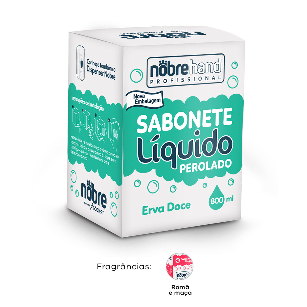 Sabonete Líquido – Refil Bag 800ml – Nobre