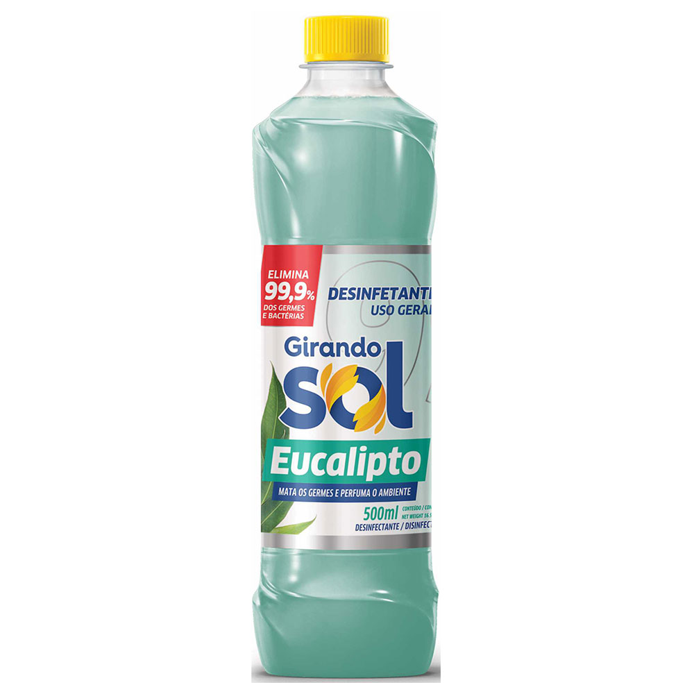 Desinfetante – Eucalipto – 500ml – Girando Sol