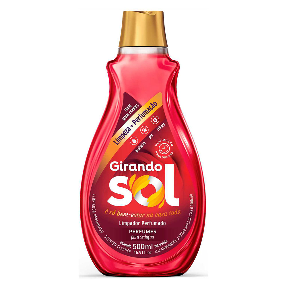 Limpador Perfumado – Pura Sedução – 500ml – Girando Sol