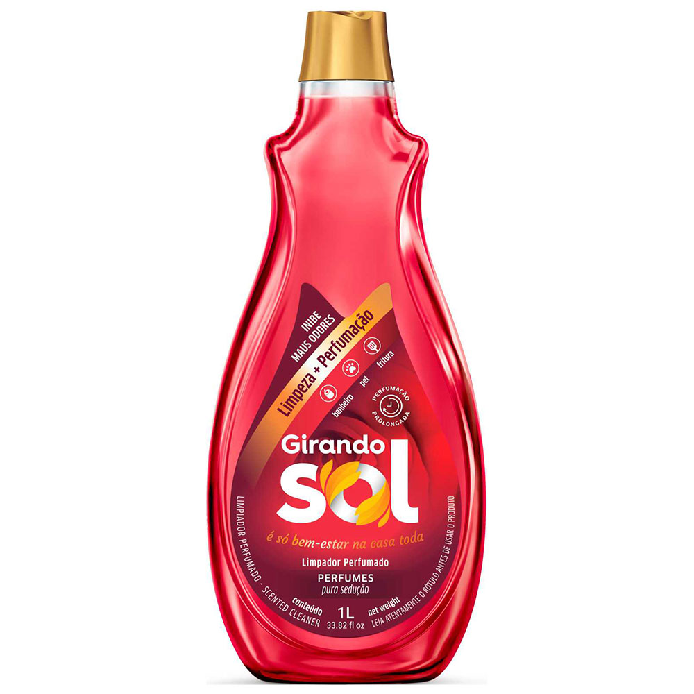 Limpador Perfumado – Pura Sedução – 1l – Girando Sol